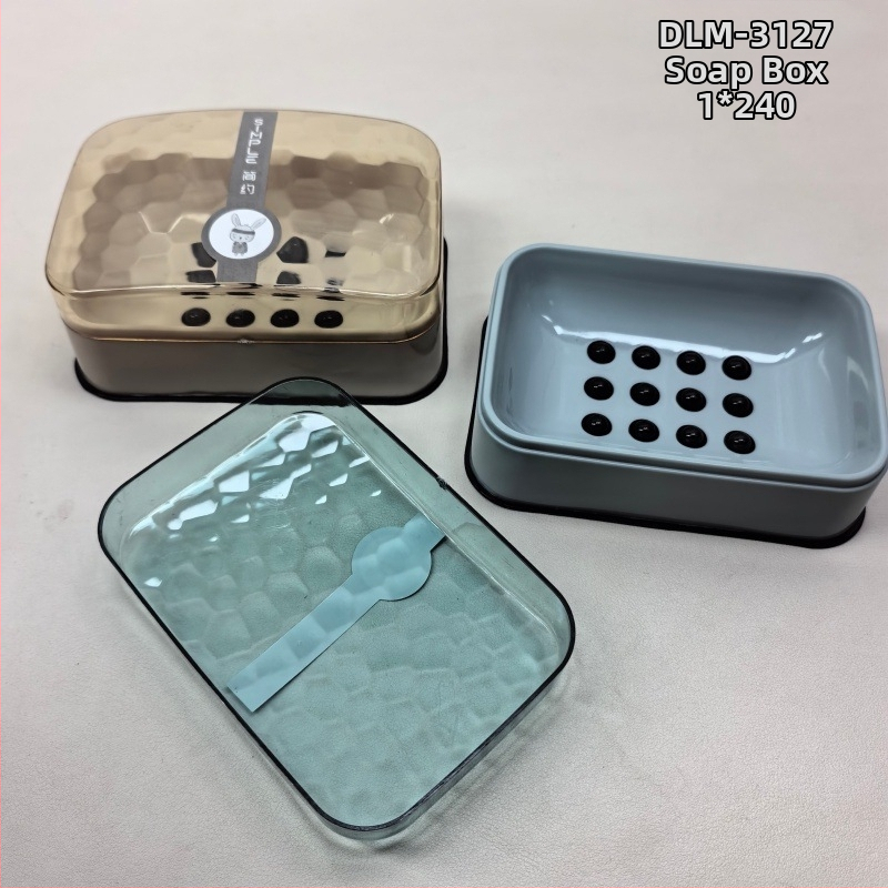 Lemi plastový dvojvrstvový bezšvový box na mydlo s háčikom do kúpeľne, značka Lemi, 240–250 kusov