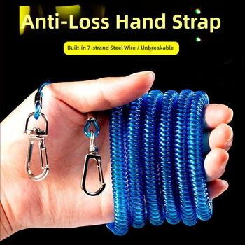 Lanyard za štap s automatskim izvlacenjem i čeličnim užetom, duljina 3–20 m