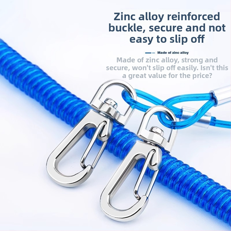 Lanyard za štap s automatskim izvlacenjem i čeličnim užetom, duljina 3–20 m