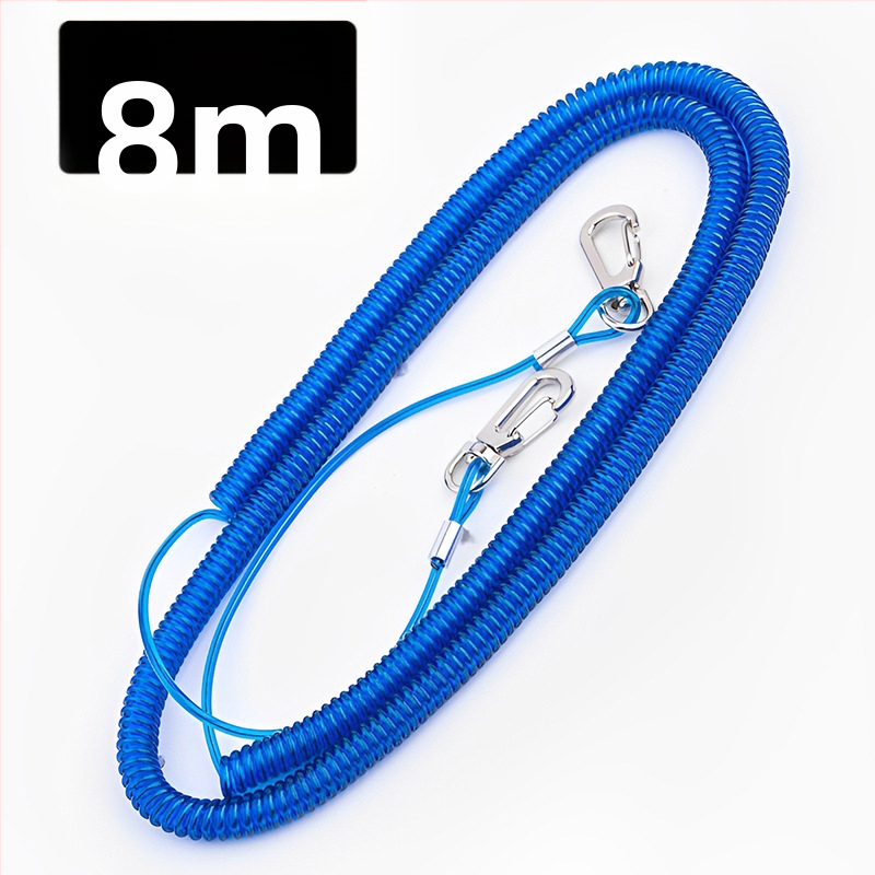Lanyard za štap s automatskim izvlacenjem i čeličnim užetom, duljina 3–20 m