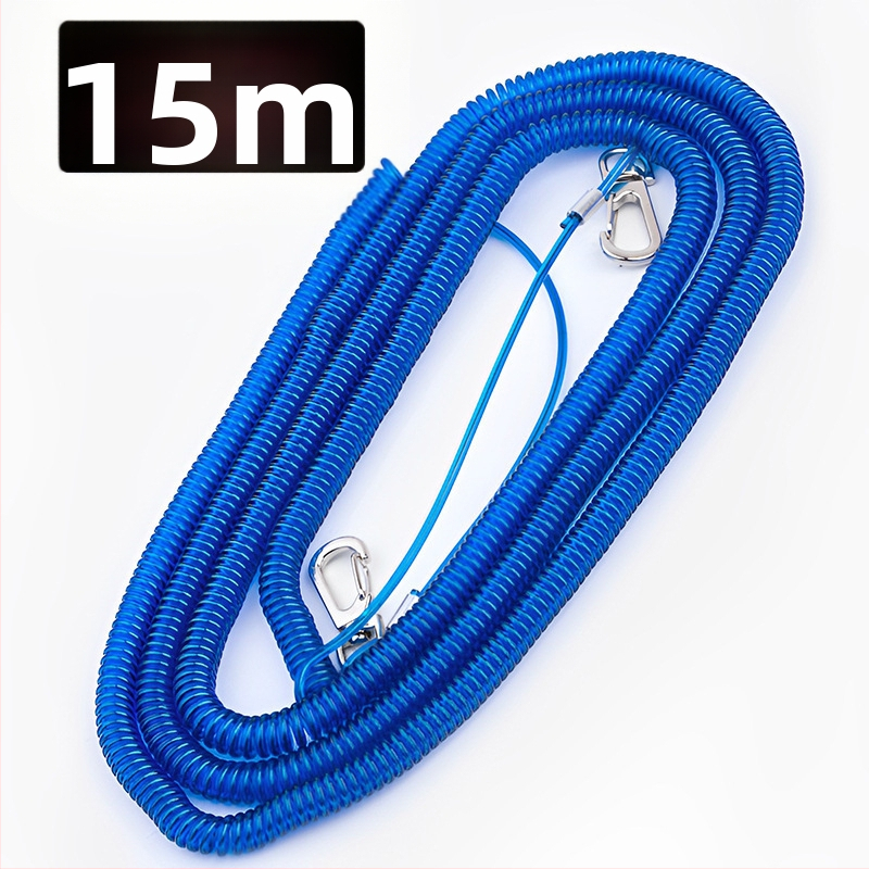 Lanyard za štap s automatskim izvlacenjem i čeličnim užetom, duljina 3–20 m