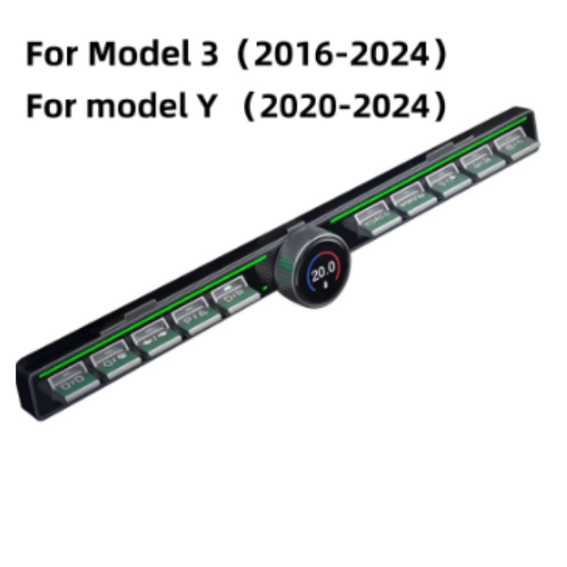 Dodatak – fizički gumb za središnju konzolu Tesle Model Y/3 (2017–2020), model TZW-19, plastika
