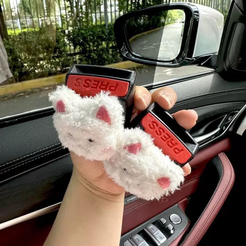 Clip pentru centură auto cu cap de extindere, clemă de extindere universală KK52, oțel inoxidabil + ABS