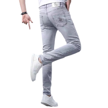 Traperice – uski kroj, denim, pamuk, srednji pojas, do gležnja (Slim-fit; Denim; Pamuk; Srednji pojas; Do gležnja)