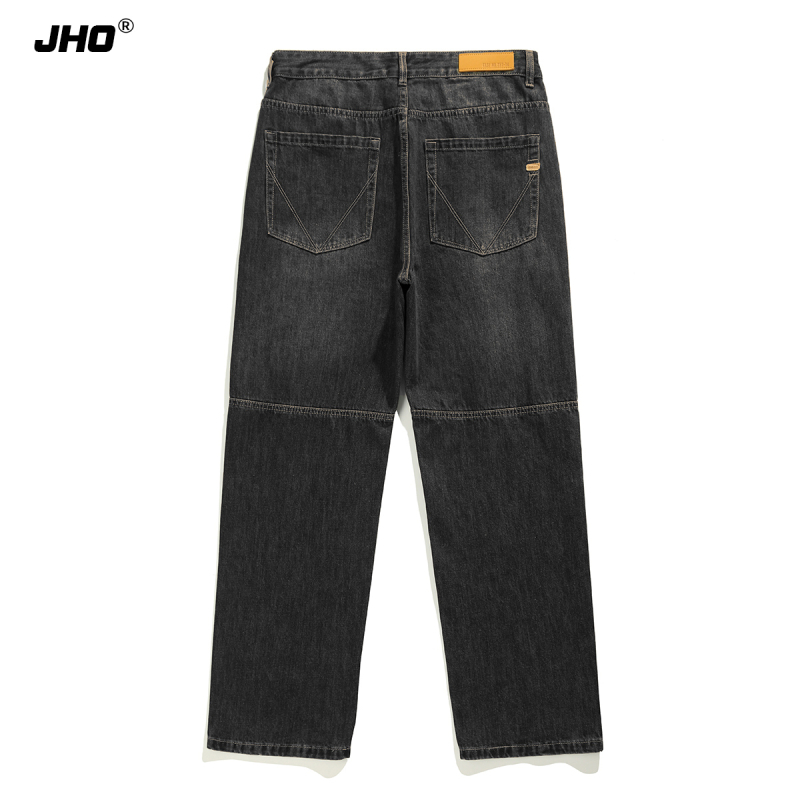 Muške traperice ravnog kroja - jesen vintage, oprane i izlizane (distressed), 2026, ležerni stil