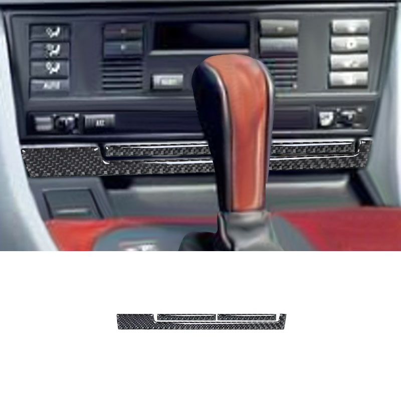 Karbonska unutarnja obrubna pločica za držač čaša ispod središnje konzole BMW E39 98-03 5. serija (Model 968)