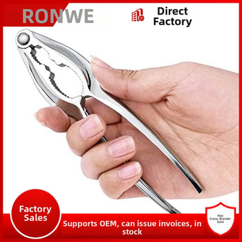 Zinková zliatina – viacúčelový klip na orechy a kraby s otváračom škrupín a tlačou loga