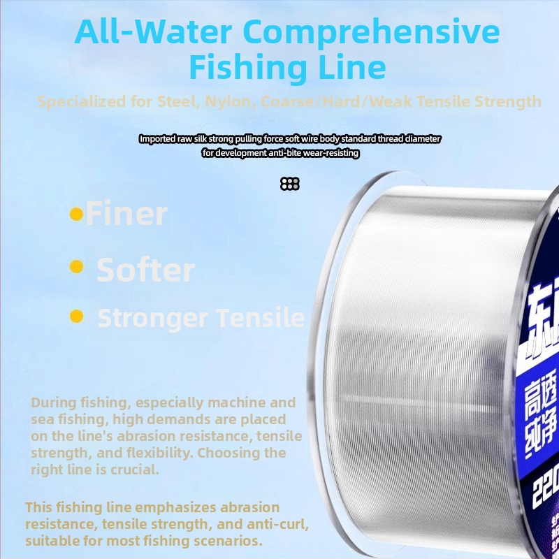 Giant Fin King Glavna linija za morski ribolov – najlon, visoka čvrstoća, kompatibilno s umjetnim mamcima