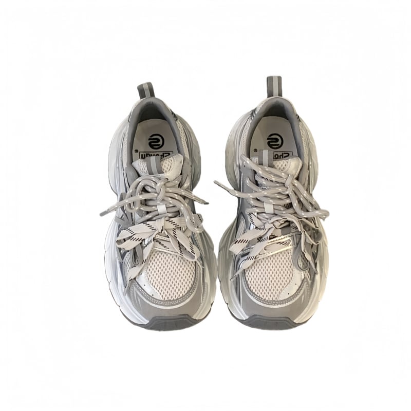 Shougu γυναικείες αθλητικές παπούτσια – αύξηση ύψους, δερμάτινο επάνω μέρος, PHYLON μεσαία σόλα, αντιολισθητική εξωτερική σόλα από καουτσούκ, κορδόνια