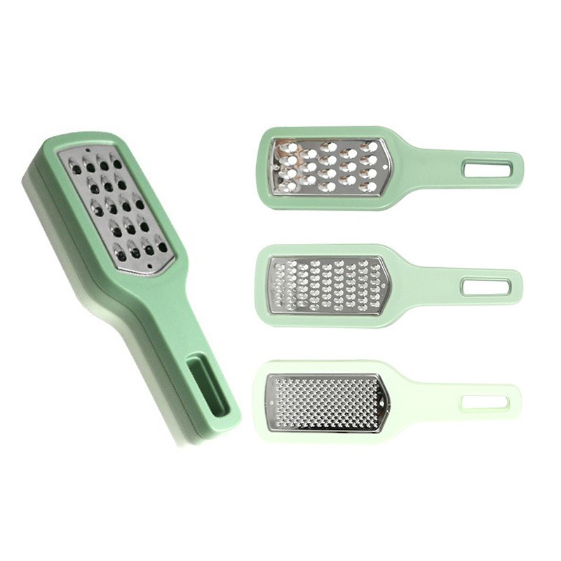 Višenamjenski set rende za voće i povrće – kuhinjski rend od nehrđajućeg čelika 430 i PS-a, mogućnost logotipa