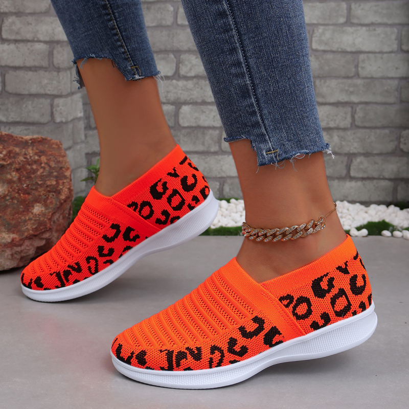 Ženske Slip-On tenisice od mrežaste tkanine – prozračan gornji dio, PU ulošak, gumeni potplat, nizak gornji dio, debeli pet 3–5 cm, jesensko 2025 izdanje