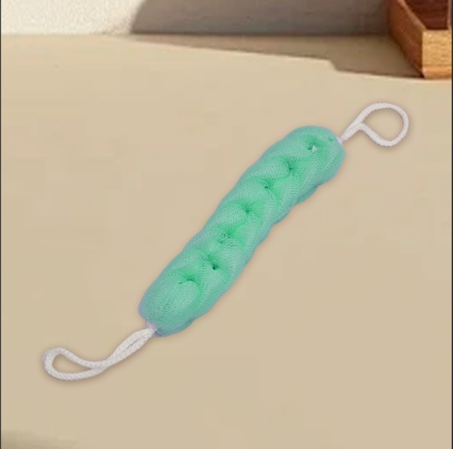 Dugački trak za tuširanje i piling, PE materijal, univerzalna upotreba, pakirano u vrećicu