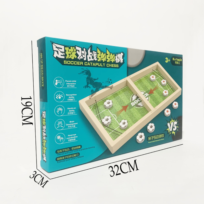 Настолен футбол – комплект играчки за родителско-детска игра – пластмасова конструкция, възраст 7–14 години, интерактивна настолна игра, развива интелект и моторика.