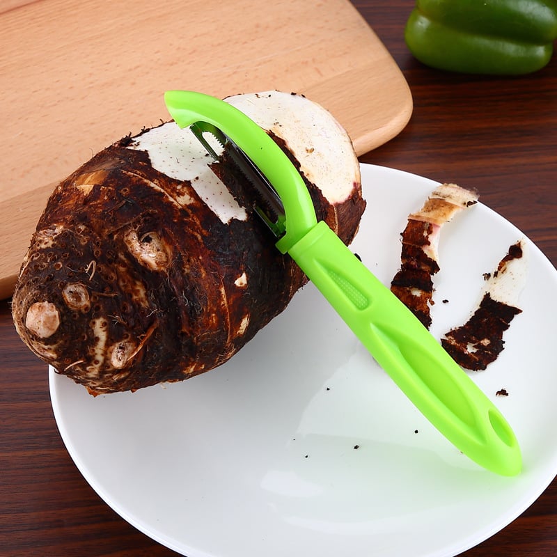 Peeler de bucătărie multifuncțional cu lamă din oțel inoxidabil 420 și mâner PP