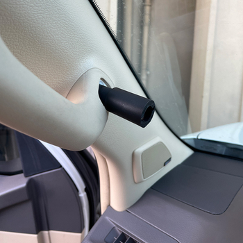 Držač za telefon u automobilu s A-stupnjem, navojem i 25 mm kuglična glava, ABS, kompatibilan s Tank 300, Wrangler, Prado