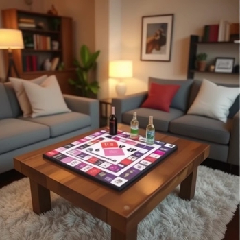 Kožna stolna igra šah i karte za odrasle s minimalističkim dizajnom — interaktivna večernja igra uz piće (14+)