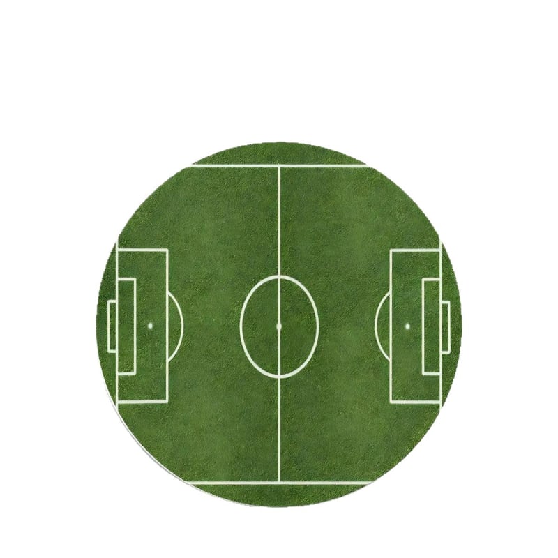 Nothing Suporturi rotunde din lemn pentru pahare, Design teren de fotbal, Model Dungi, Lemn procesat, Formă rotundă, Lansare iarna 2025