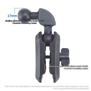 Držač za telefon u autu s kutnim produžnim štapom baze, plastični, Hydra, model Elbow extension rod