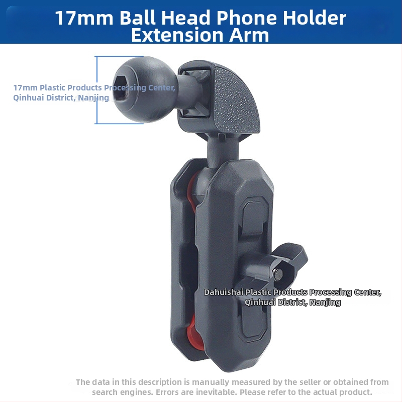 Držač za telefon u autu s kutnim produžnim štapom baze, plastični, Hydra, model Elbow extension rod