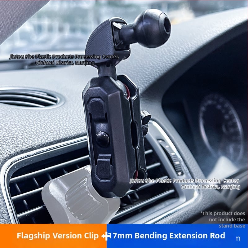 Držač za telefon u autu s kutnim produžnim štapom baze, plastični, Hydra, model Elbow extension rod