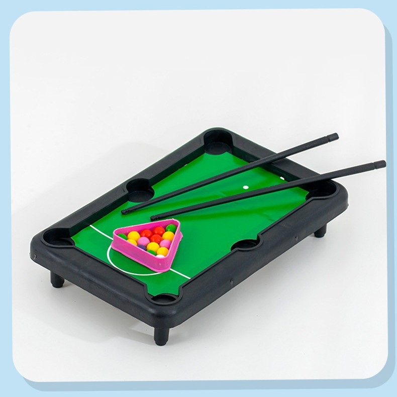 Mini biliárdasztal – műanyag, interaktív golyós játék gyerekeknek 4–14 évesek, partikhoz