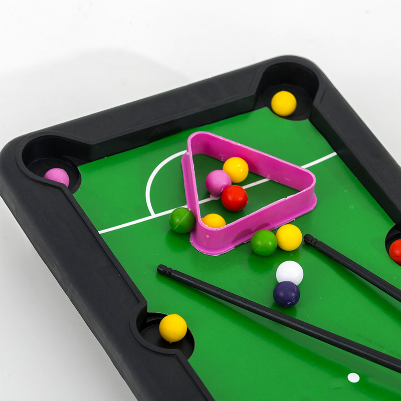 Mini biliárdasztal – műanyag, interaktív golyós játék gyerekeknek 4–14 évesek, partikhoz