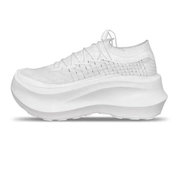 Női sportcipő PU hálós felsőrésszel, platforma 6–8 cm, EVA talp, belső talp műbőrrel