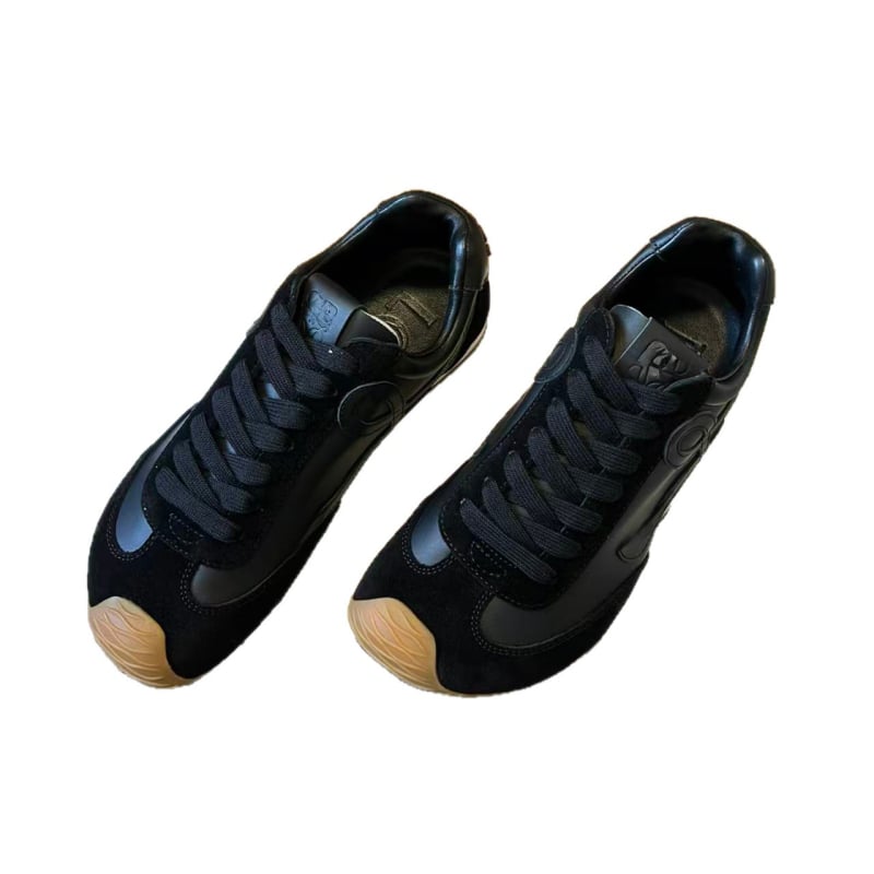 Παπούτσια Προπόνησης - Ελαφριά, Με Κορδόνια, Χρωματικά Μπλοκ, Δερμάτινο Άνω, EVA Μεσαία Σόλα