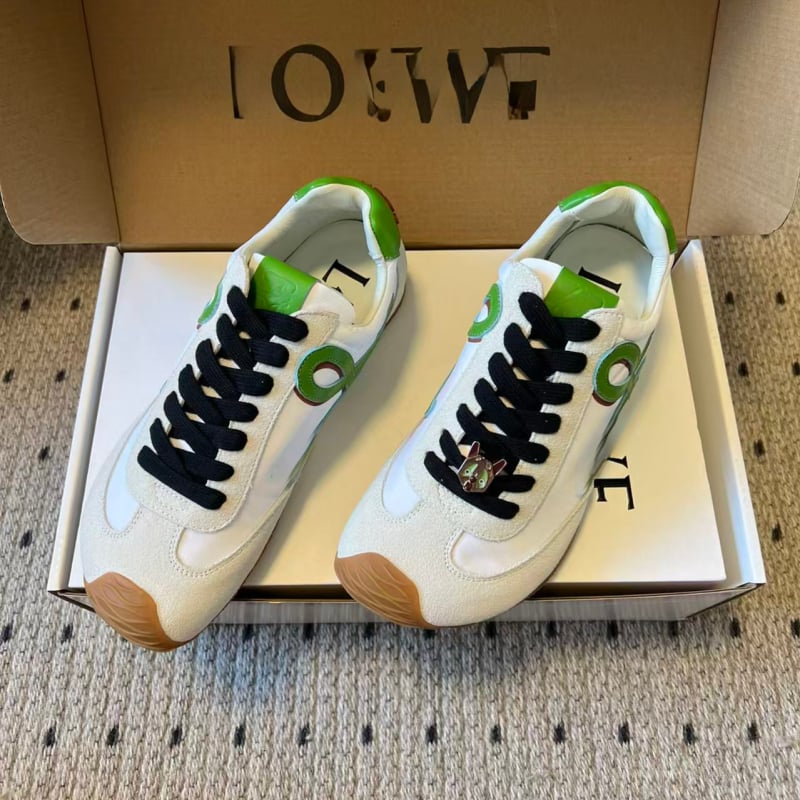 Παπούτσια Προπόνησης - Ελαφριά, Με Κορδόνια, Χρωματικά Μπλοκ, Δερμάτινο Άνω, EVA Μεσαία Σόλα