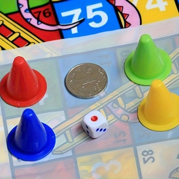 Zmija i stepenice – 3D sklopiva ploča za djecu, edukativna igra, materijal: blow-molded paper, interakcija roditelj-dijete, razvija koordinaciju ruka-oko i kognitivne vještine