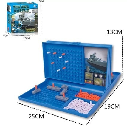 Tengerhajózás társasjáték két játékos számára — oktatási tengeri stratégia, logikai puzzle, interaktív játék, műanyag anyag, 7–14 éveseknek
