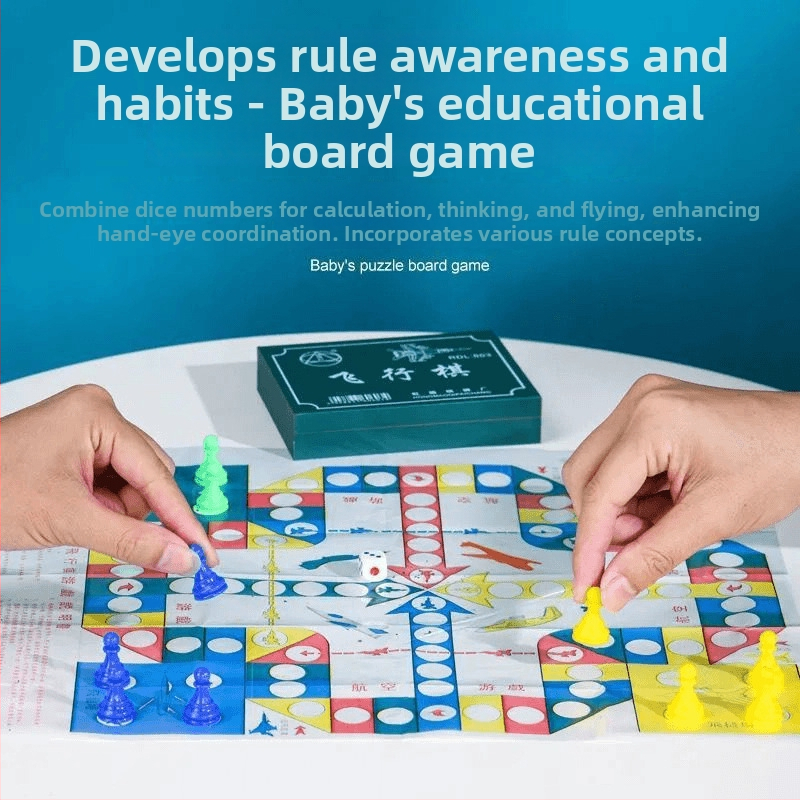 Set stolnih igara: Gomoku, Animal Chess, Flying Chess, Checkers i Chinese Chess – plastika, šarena kutija, za kućnu upotrebu, dobna skupina 7–14 i 15–35