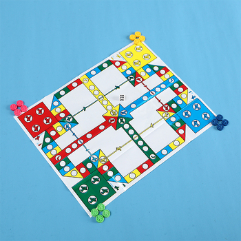 Mini Flying Chess Puzzle Igra — Vanjska interaktivna borbena igračka, Plastika, 14+