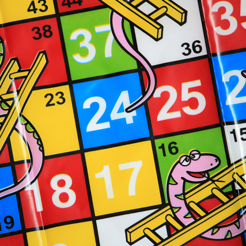 Snake and Ladders 3D hajtogatható játéktábla gyerekeknek – szülő-gyermek interakció, anyag: Blow molding Paper