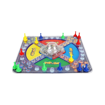 Asztali játék: Négy a sorban – Flying Chess, oktató és interaktív, műanyag, 7–14 éveseknek.