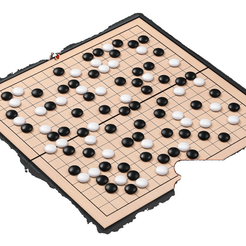 Magnetski Gomoku i Go set – magnetski komadići i magnetska standardna ploča, dječji početnički set, verzija za odrasle