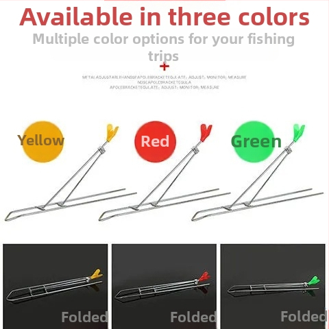 King Yuqi Nehrđajući čelični držač štapa za ribolov – Dvostruka namjena, Fiksni, Ne-sklopivi
