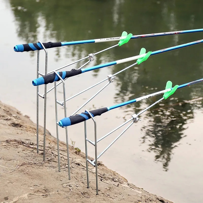 King Yuqi Nehrđajući čelični držač štapa za ribolov – Dvostruka namjena, Fiksni, Ne-sklopivi