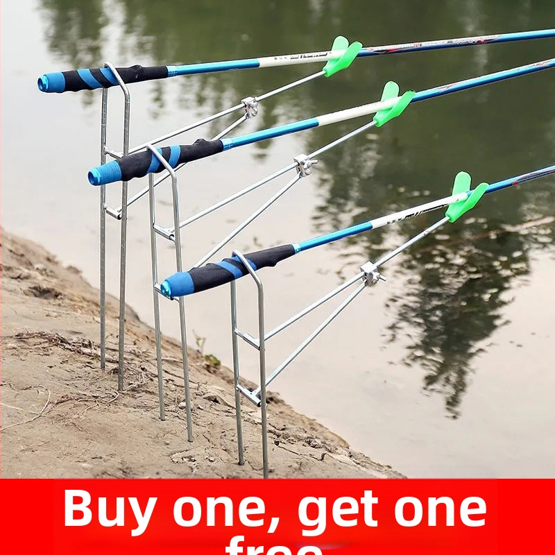 King Yuqi Nehrđajući čelični držač štapa za ribolov – Dvostruka namjena, Fiksni, Ne-sklopivi