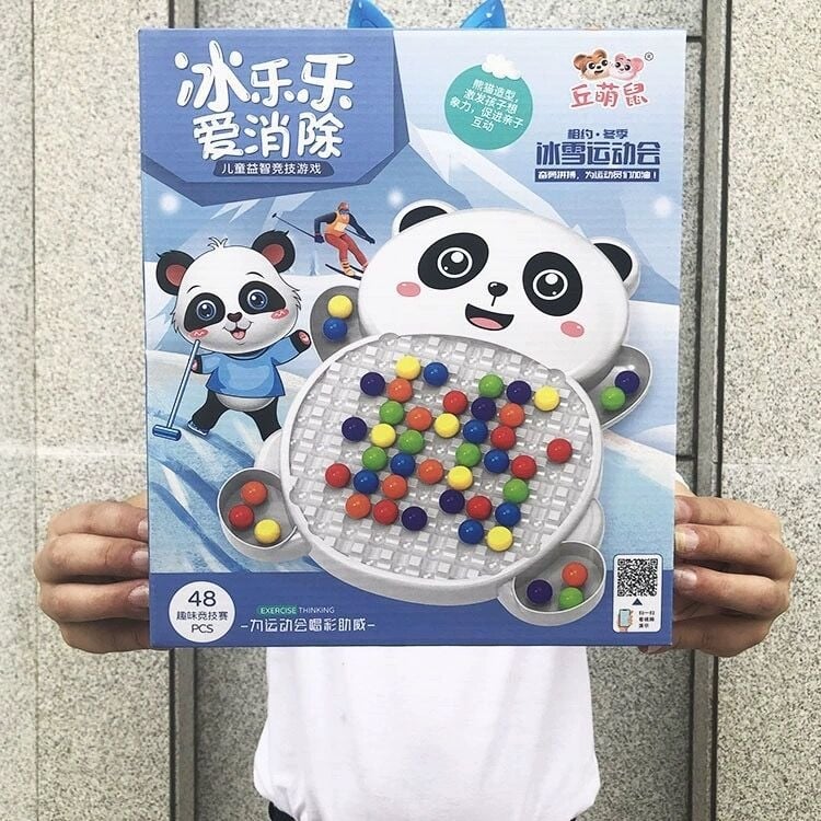 Joc de puzzle de masă pentru familie, interactiv, pentru copii 4–6 ani – jucărie educativă în stil Bejeweled, competitiv