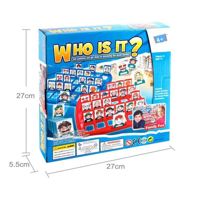 Dječja društvena igra - logičko razmišljanje i pogađanje likova, plastika, za dob 4–6 godina