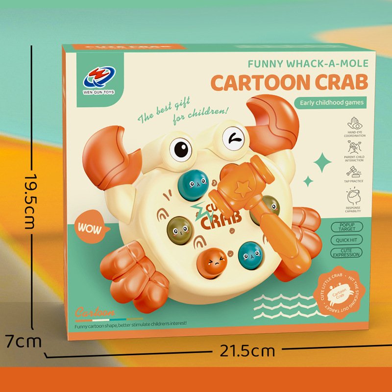 Whack-A-Mole dječja stolna igra – plastična konstrukcija; uzrast 0–6 godina; stolni košarkaški element s pokretom prsta; razvija vid, stisak, interaktivnu igru i komunikaciju roditelj‑dijete