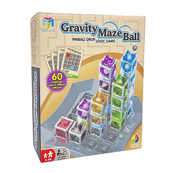 Bethburg Gravity Maze stolna logička igra s labirintom kuglica, 3D dizajn, plastična konstrukcija, za djecu
