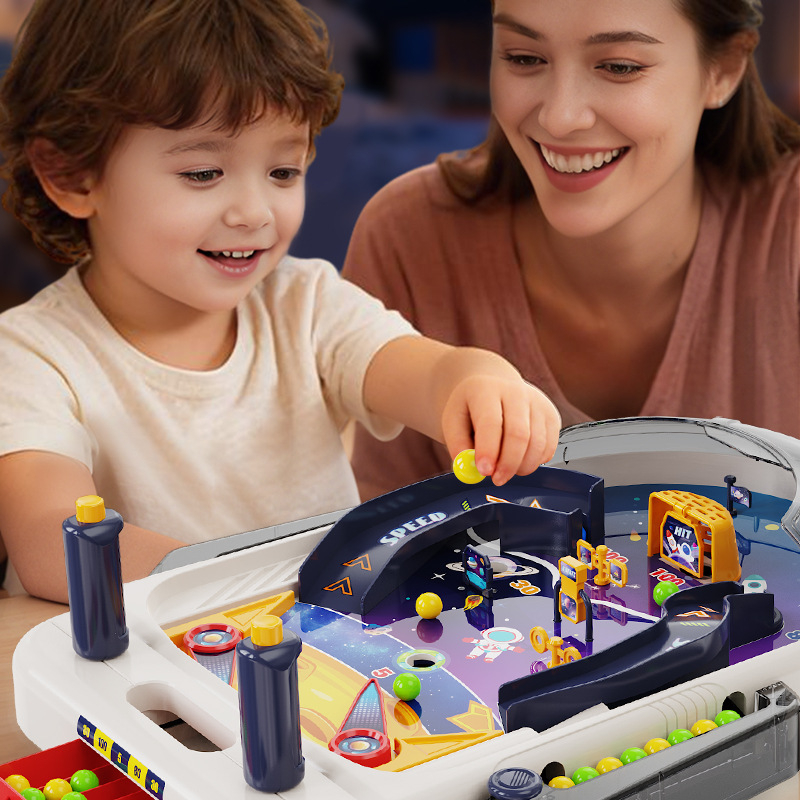 Stolna igra s kuglicama za izbacivanje – puzzle i borba, plastika, KK branda, za djecu 4–6 godina