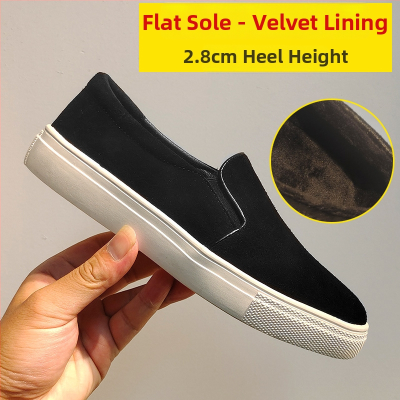 Loafers din păr de cal, slip-on, imprimeu leopard, vârf rotund, talpă din cauciuc, branț PU