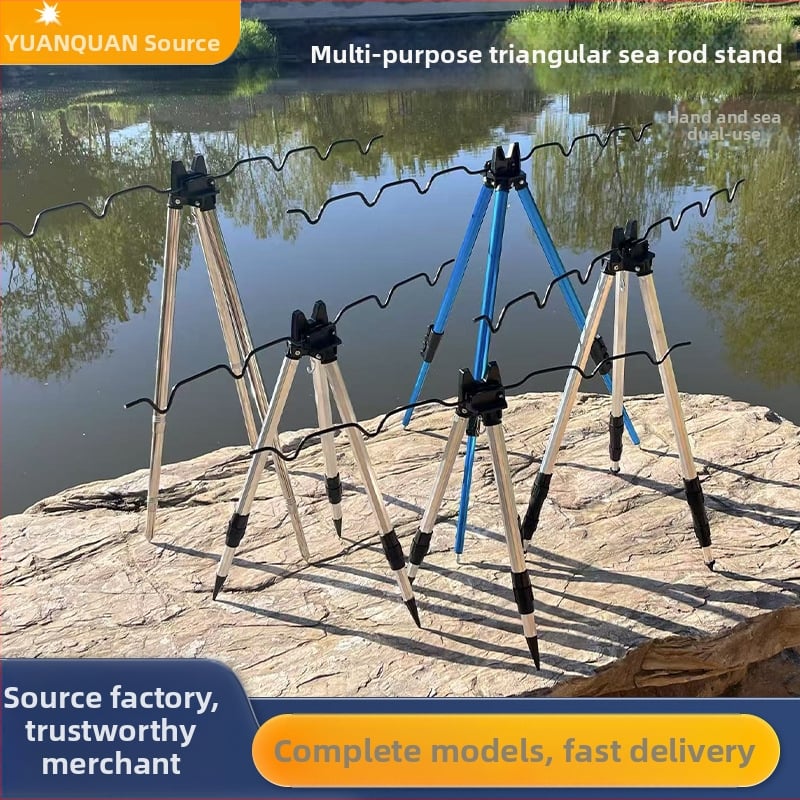 Morski štap tripod — aluminijeva legura, višenamjenski, teleskopcki (Aluminum alloy; Multi-purpose; Telescopic)