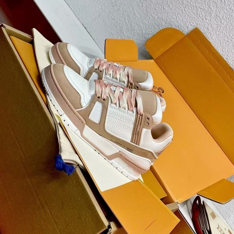 Ženske kožne casual tenisice s platformom, blok boja, vezanje, gumeni potplat