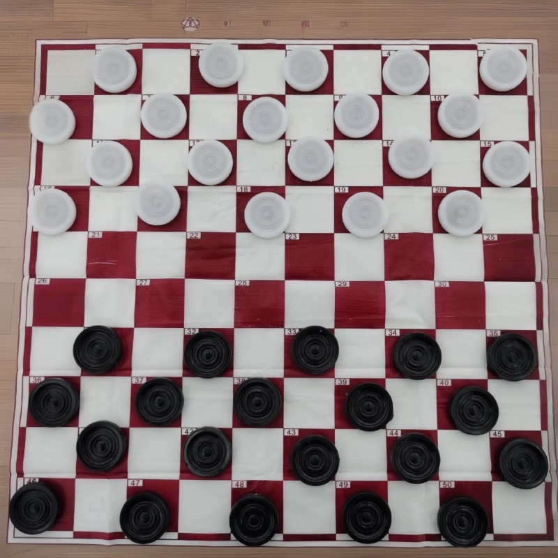 Međunarodne dame – stolna igra, materijali: plastika i drvo, pakiranje: blister