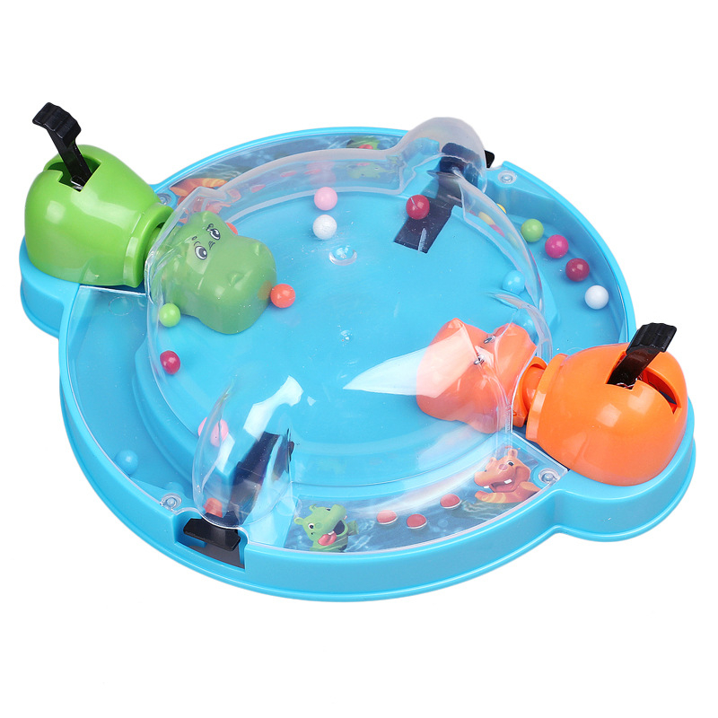 Stolna igra Hippo-Frog Eating Beans — multiplayer za roditelje i djecu, plastika, dobi 4–14 godina, Hua Mei Le