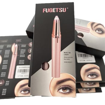 Електрически тример за вежди – за подстригване и оформяне, ABS корпус, USB захранване, почистване без вода